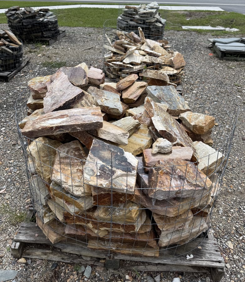 Flagstone at the West Volusia Shed Co. yard in DeLand, FL