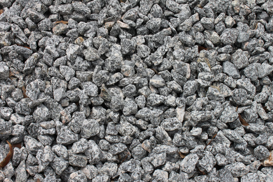 Granite & decorative chips at the West Volusia Shed Co. yard in DeLand, FL