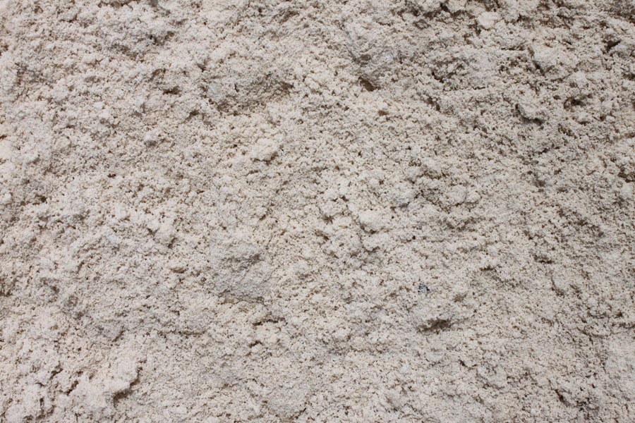Yellow builder's sand